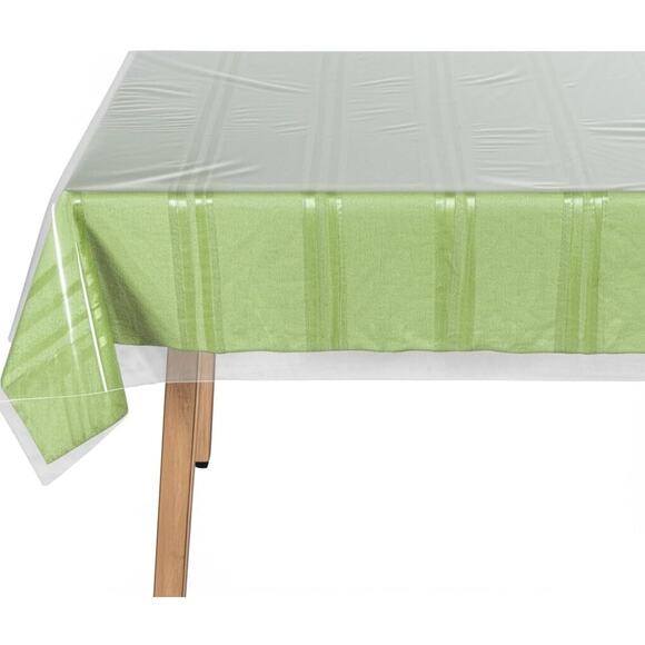 NWT Table Cloth Protector, Clear Vinyl (60" x 108) - Picture 4 of 5